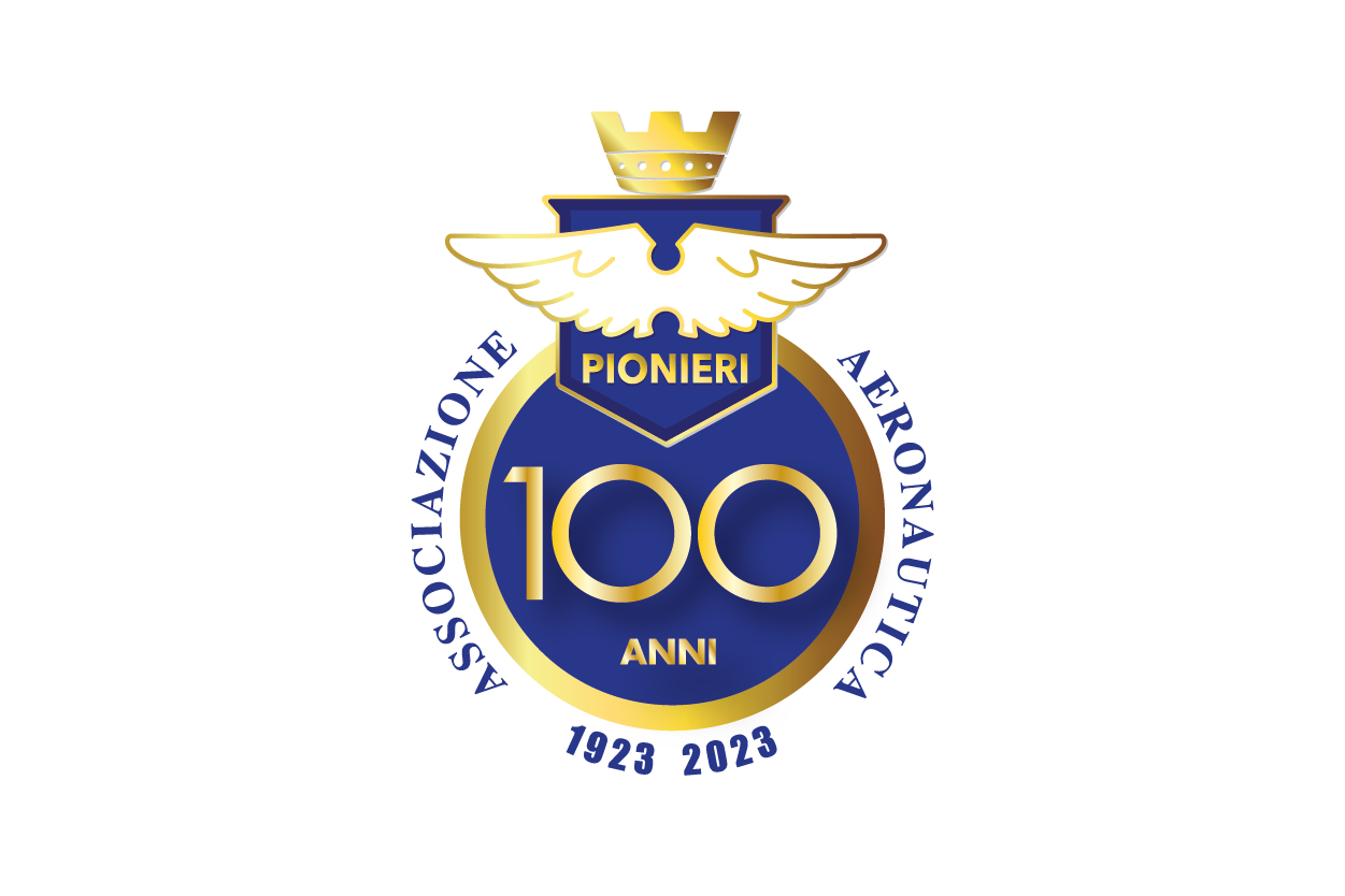 Logo 100 anni della Associazione Pionieri Aeronautica 1923 2023