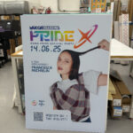 Pannello per il Pride di Roma nel laboratorio di Raia srl.
